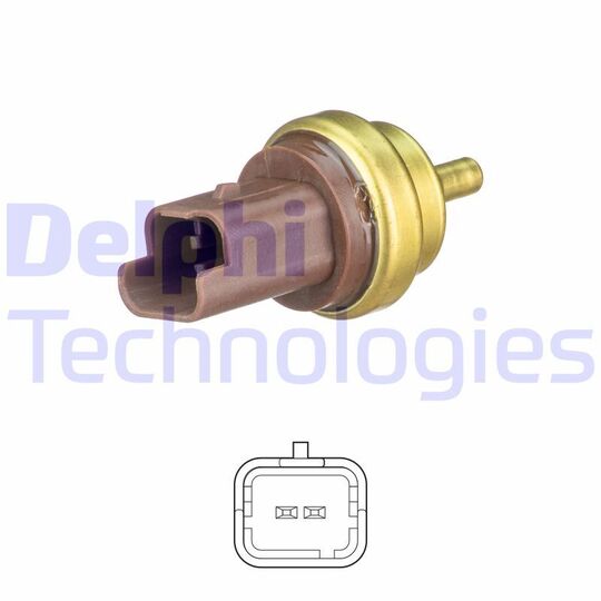 Delphi TS10477 Sensor, coolant temperature to suit Peugeot, Citroën