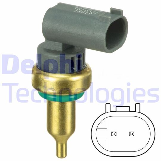 Delphi TS10531 Sensor, coolant temperature to suit Mercedes-Benz