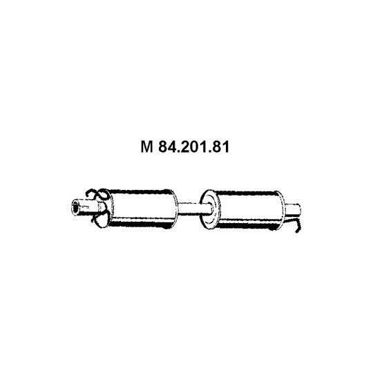 Eberspächer Middle Silencer to suit Ford