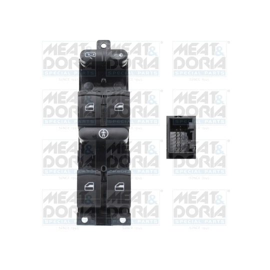 Meat & Doria Switch, window regulator to suit Ford, Audi, VW