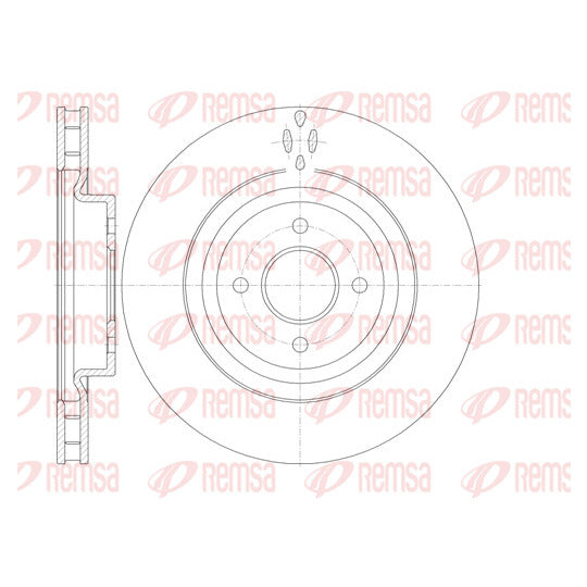 Remsa Brake Disc to suit Ford