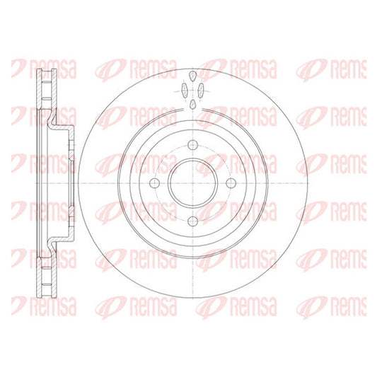 Remsa Brake Disc to suit Ford