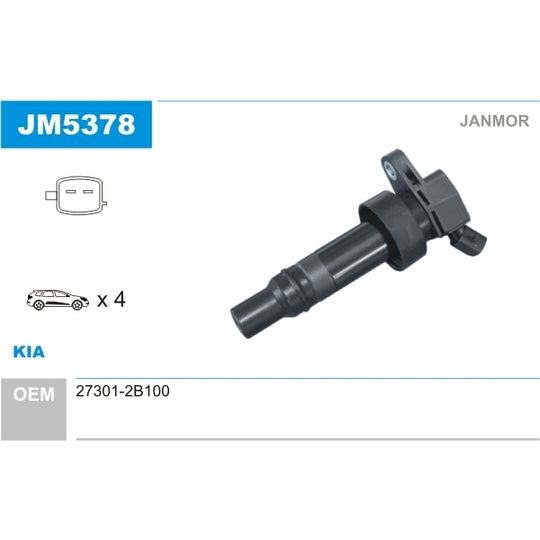 Janmor Ignition coil to suit Hyundai, Kia