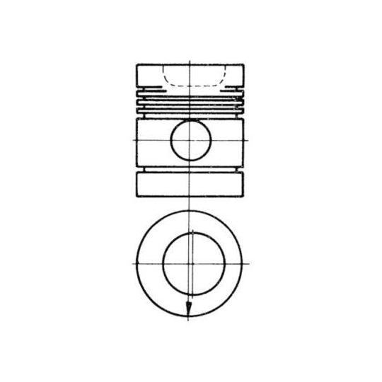 Kolbenschmidt Piston to suit Perkins