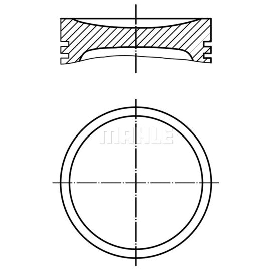 Mahle Piston to suit Fiat