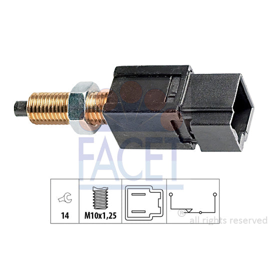 Facet 7.1052 Brake Light Switch to suit Subaru