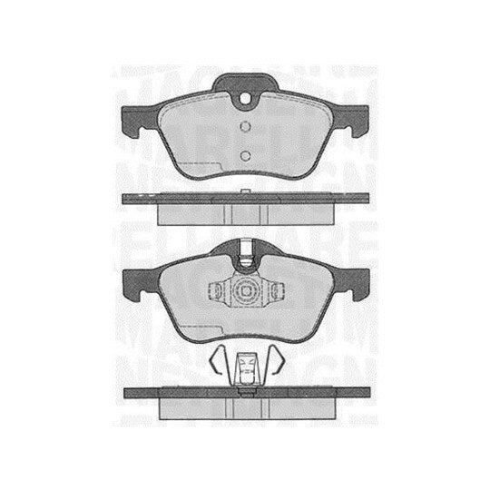 Magneti Marelli Brake Pad Set, disc brake to suit BMW, Mini