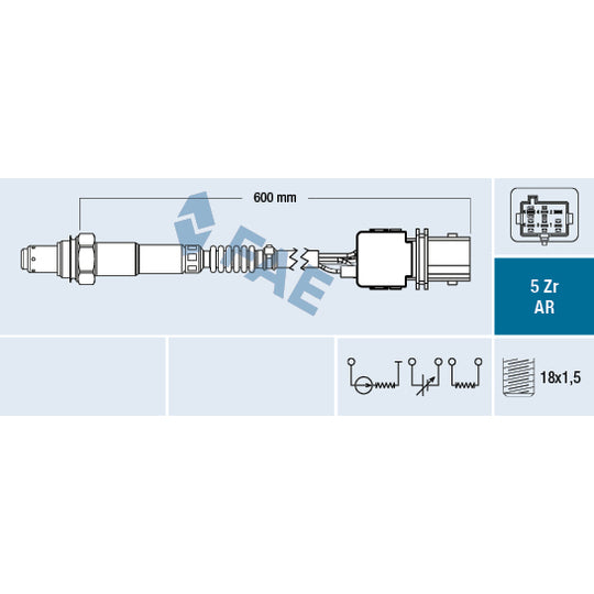 Fae Lambda Sensor to suit Ford, Nissan, Volvo