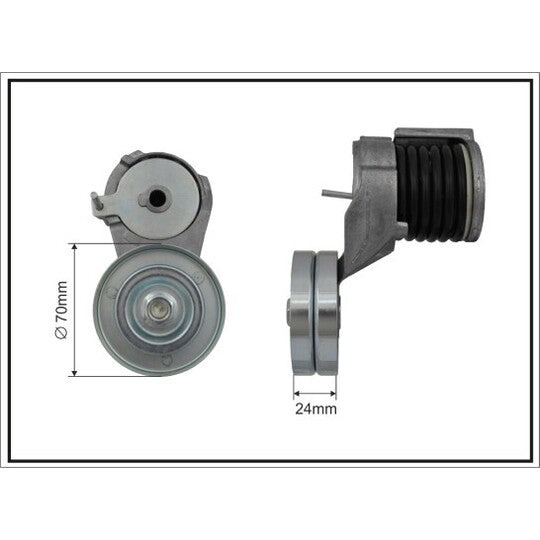 Caffaro Tensioner Lever, V-ribbed belt to suit Audi, VW, Seat