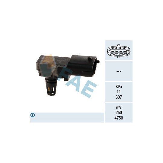 Fae Sensor, intake manifold pressure to suit Ford, Mazda, VW