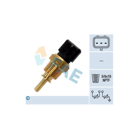 Fae 33355 Sensor, coolant temperature to suit Hyundai, Kia