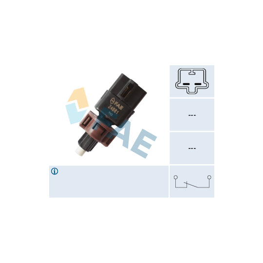 Fae 24681 Brake Light Switch to suit Toyota, Peugeot, Citroën