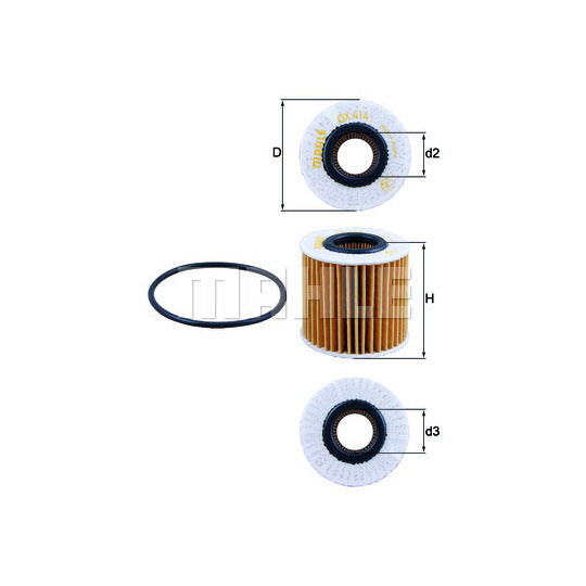 Knecht Oil filter to suit Toyota, Lexus, Subaru