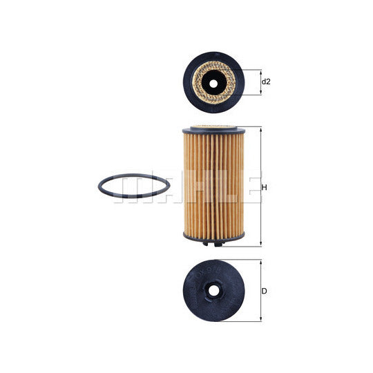 Knecht Oil filter to suit Opel, Vauxhall, Gmc
