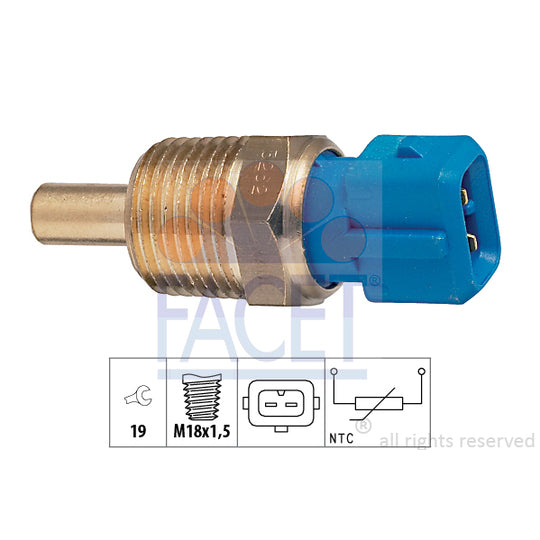 Bosch 0 280 130 066 Sensor, coolant temperature to suit Fiat, Iveco, Lancia