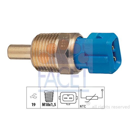 Bosch 0 280 130 066 Sensor, coolant temperature to suit Fiat, Iveco, Lancia