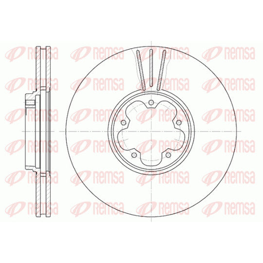 Remsa Brake Disc to suit Ford, VW