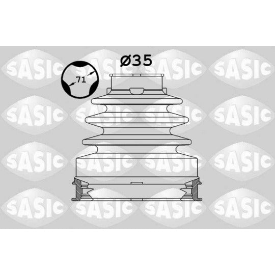Sasic Bellow Set, drive shaft to suit Ford