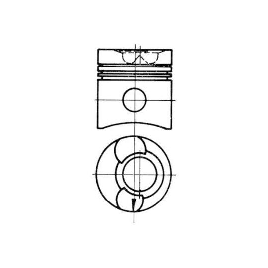 Kolbenschmidt Piston to suit Volvo