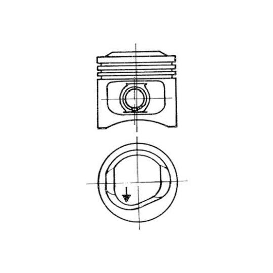 Kolbenschmidt Piston to suit BMW, Bmw Motorcycles