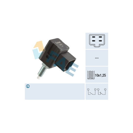 Fae 24545 Switch, clutch control (cruise control) to suit Hyundai, Kia
