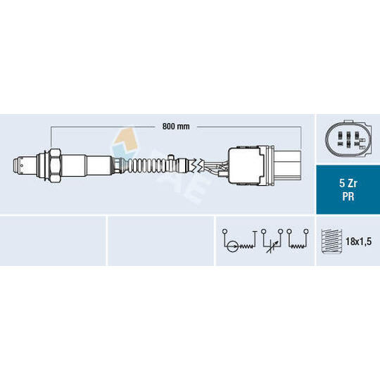 Fae Lambda Sensor to suit Mitsubishi, Audi, VW