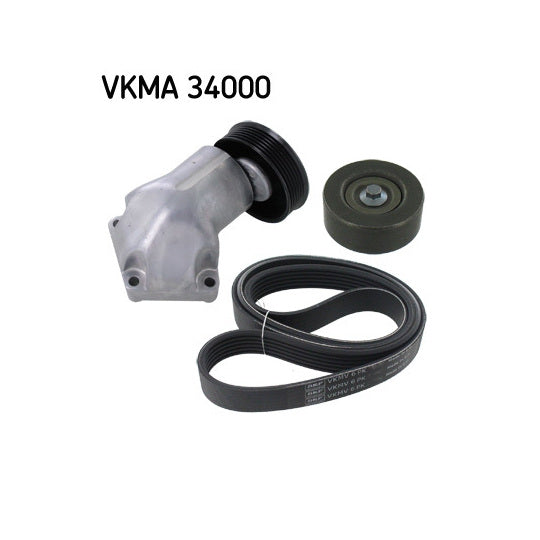 Skf V-Ribbed Belt Set to suit Ford, Mazda, Volvo