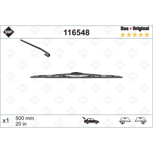 Swf Wiper Blade to suit Ford