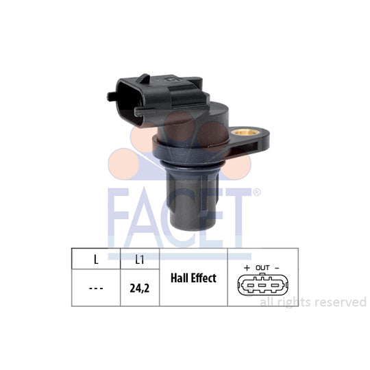Facet Sensor, camshaft position to suit Mercedes-Benz, Chrysler, Hitachi