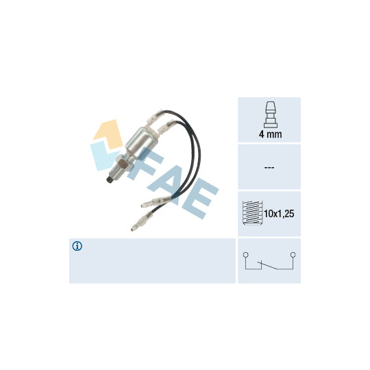 Fae 25060 Brake Light Switch to suit Mitsubishi, Toyota, Honda