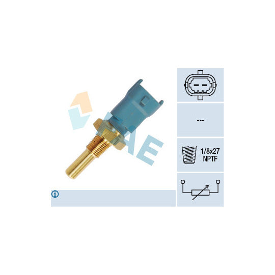 Fae 33690 Sensor, coolant temperature to suit Opel