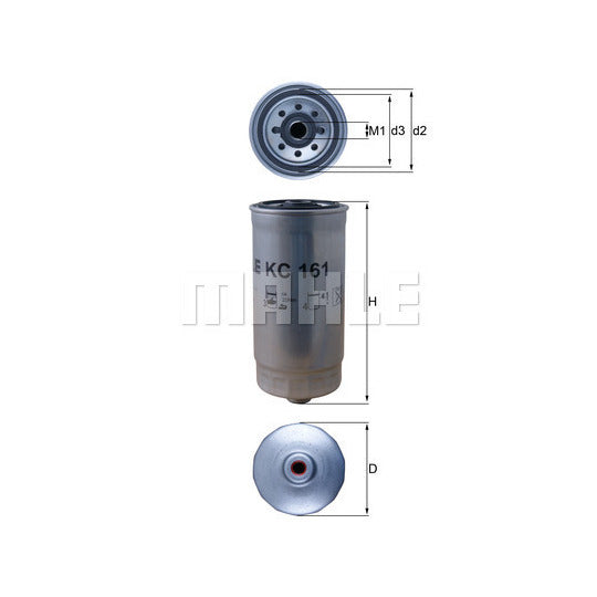 Mahle Fuel filter to suit Renault, Renault Trucks