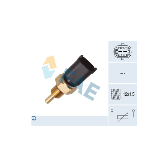 Fae 33684 Sensor, coolant temperature to suit Chevrolet, Opel