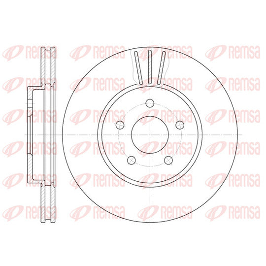 Remsa Brake Disc to suit Ford, VW, Jaguar