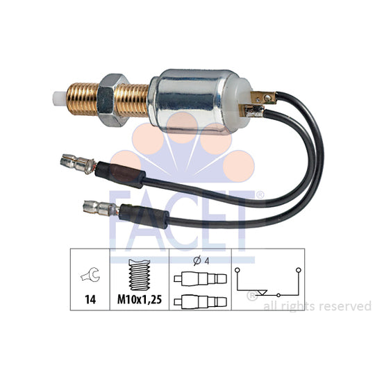 Facet 7.1028 Brake Light Switch to suit Nissan, Daihatsu