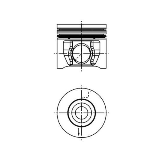 Kolbenschmidt Piston to suit Ford, Rover