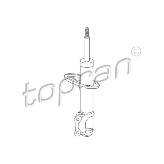 Topran Shock Absorber to suit VW, Seat