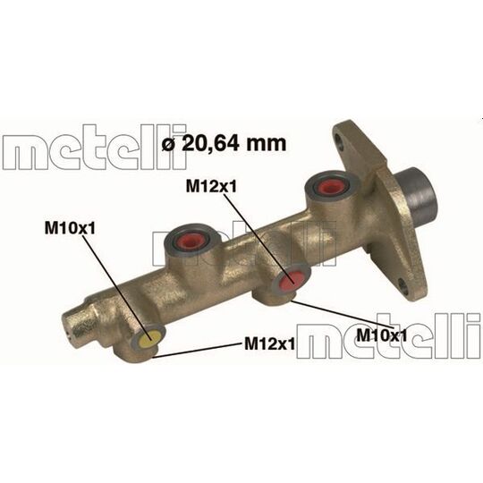 Metelli Brake Master Cylinder to suit Ford