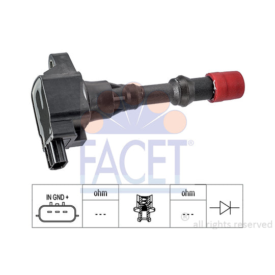 Facet Ignition coil to suit Honda, Hitachi