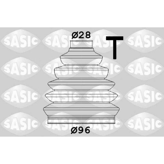 Sasic Bellow Set, drive shaft to suit Ford