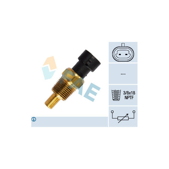 Fae Sensor, coolant temperature to suit Honda, Fiat, Opel