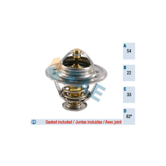 Fae Thermostat, coolant to suit Opel, Isuzu
