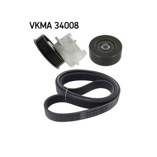 Skf V-Ribbed Belt Set to suit Toyota, Ford, Mazda