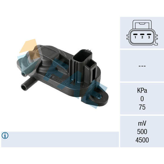 Fae Sensor, exhaust pressure to suit Ford, Mazda, Hitachi