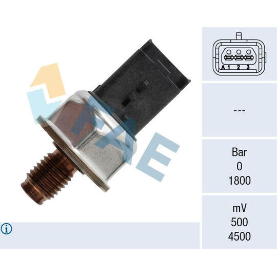 Fae Sensor, fuel pressure to suit Peugeot, Citroën, Fiat