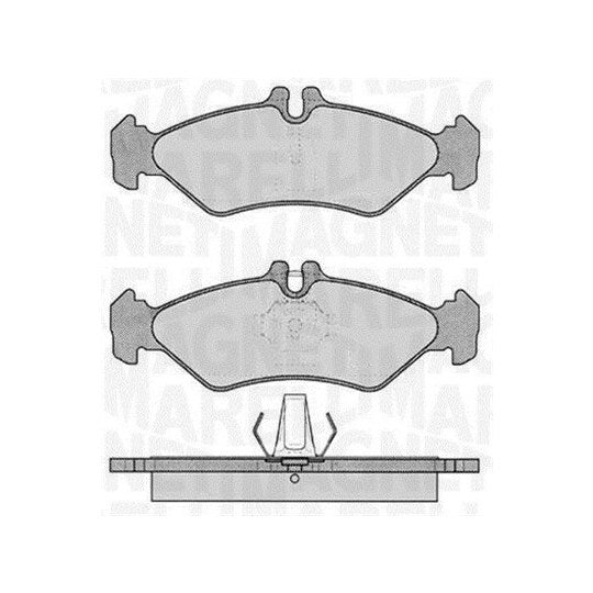 Magneti Marelli Brake Pad Set, disc brake to suit VW, Mercedes-Benz