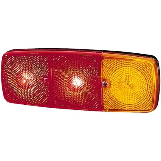 Hella Lens, combination rearlight to suit Mercedes-Benz, Fiat, Iveco