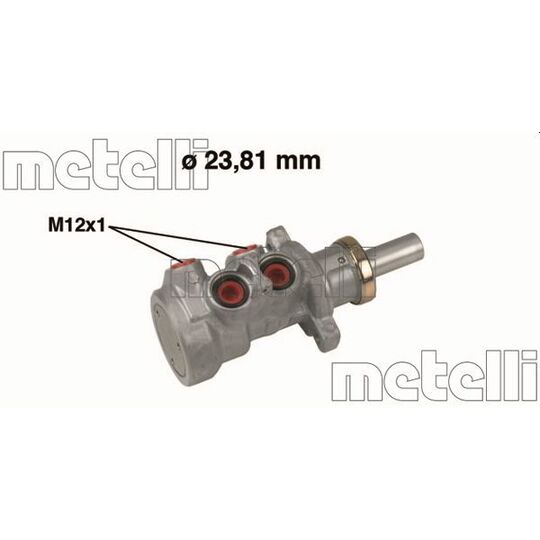 Metelli Brake Master Cylinder to suit Ford
