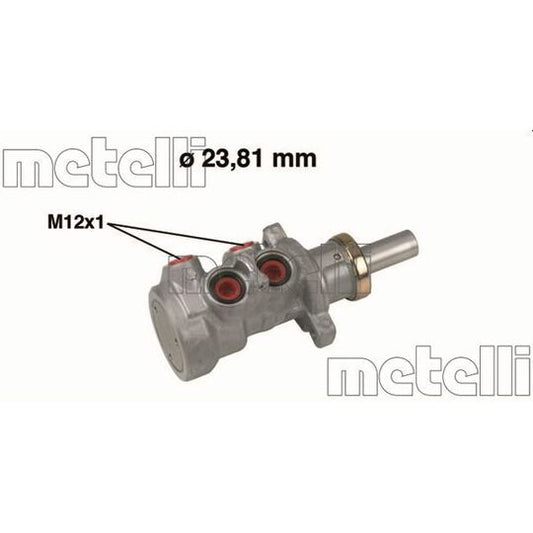 Metelli Brake Master Cylinder to suit Ford
