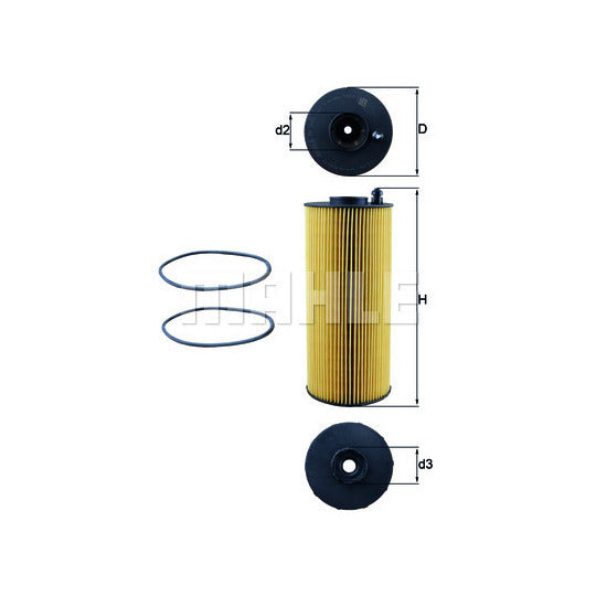 Knecht Oil filter to suit Daf